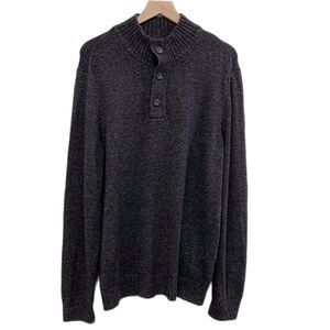 AMERICAN EAGLE OUTFITTERS Wool Blend Sweater Men’s Large Dark Gray Henle…